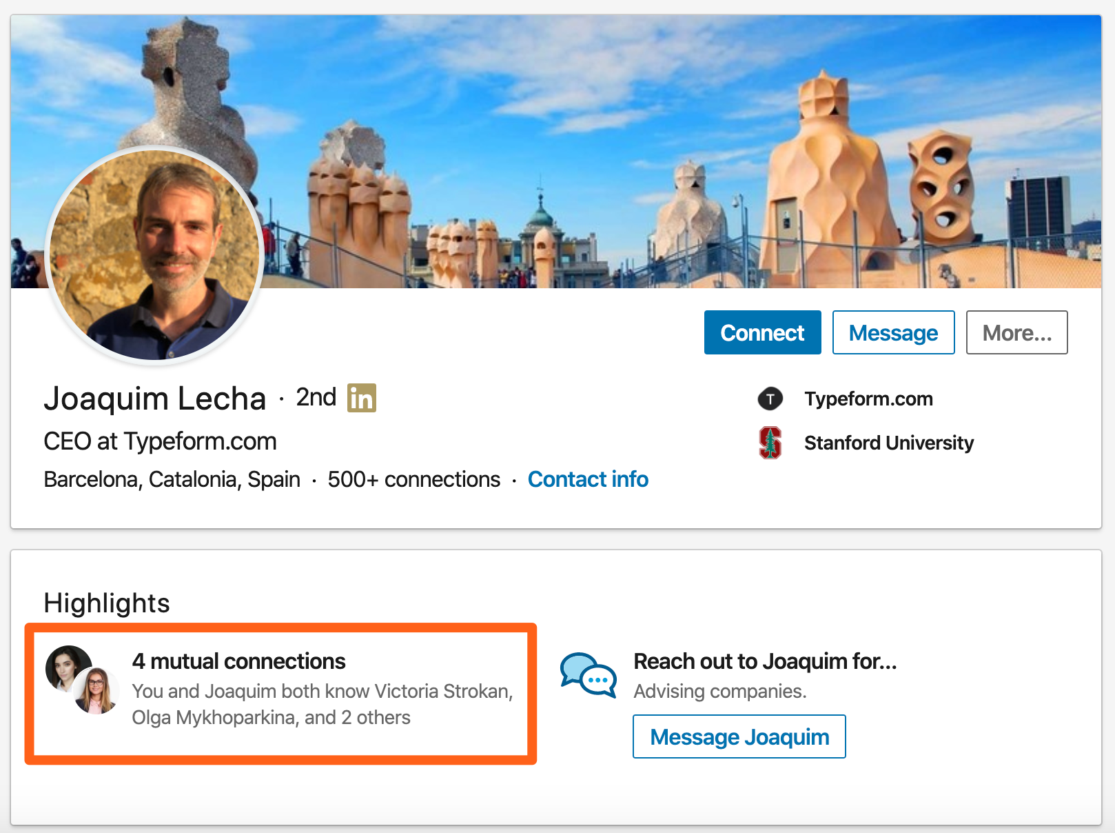 Find someone's email address from LinkedIn