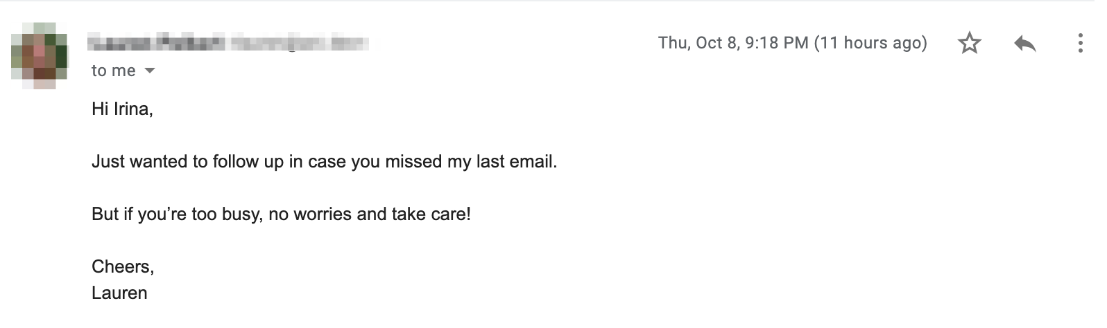 follow up emails