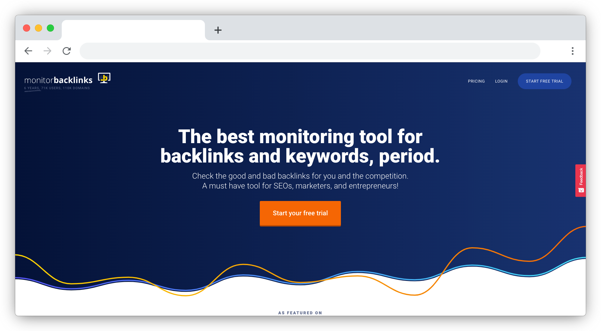 Monitor Backlinks screenshot