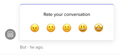 Rating support conversations