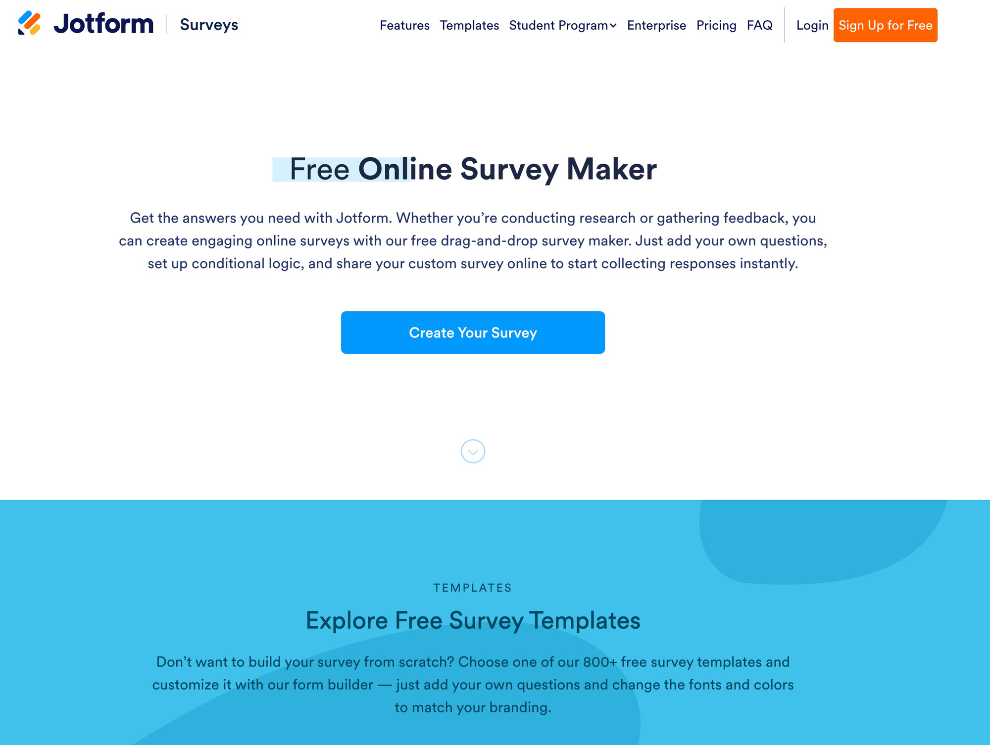 Jotform Survey Maker