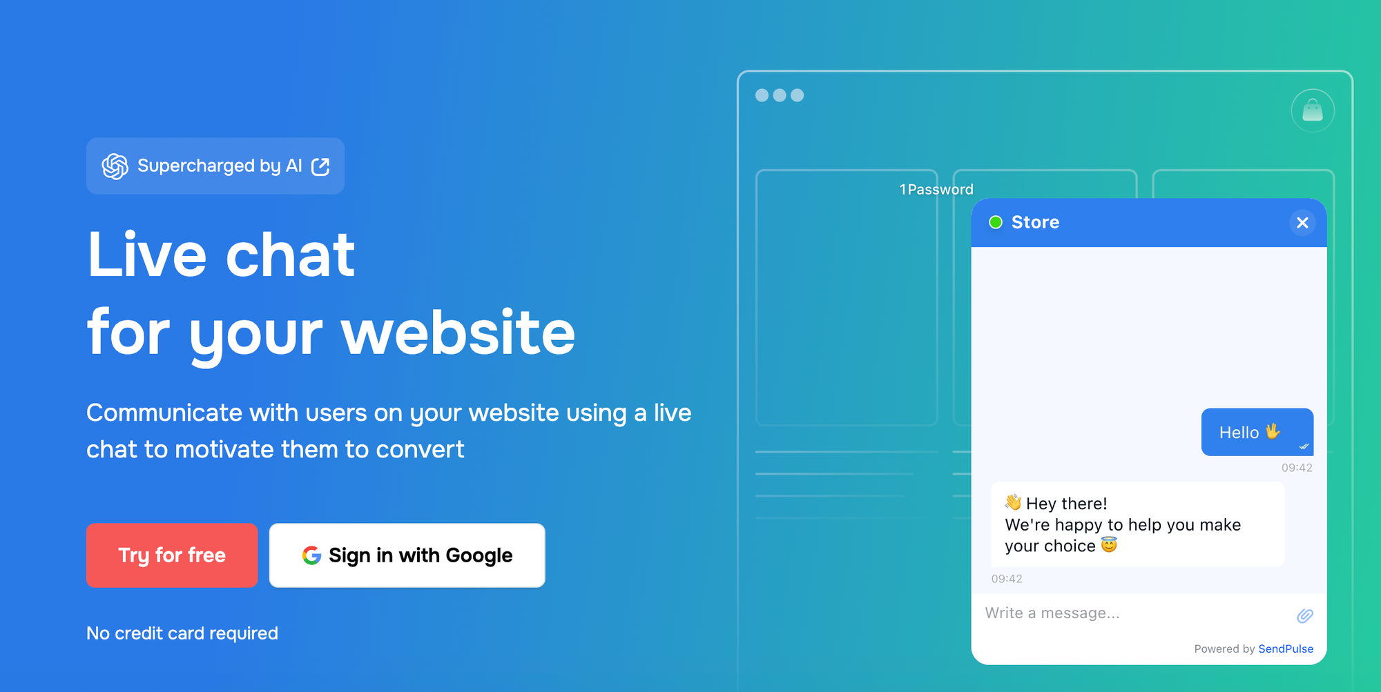 SendPulse Live Chat Widget