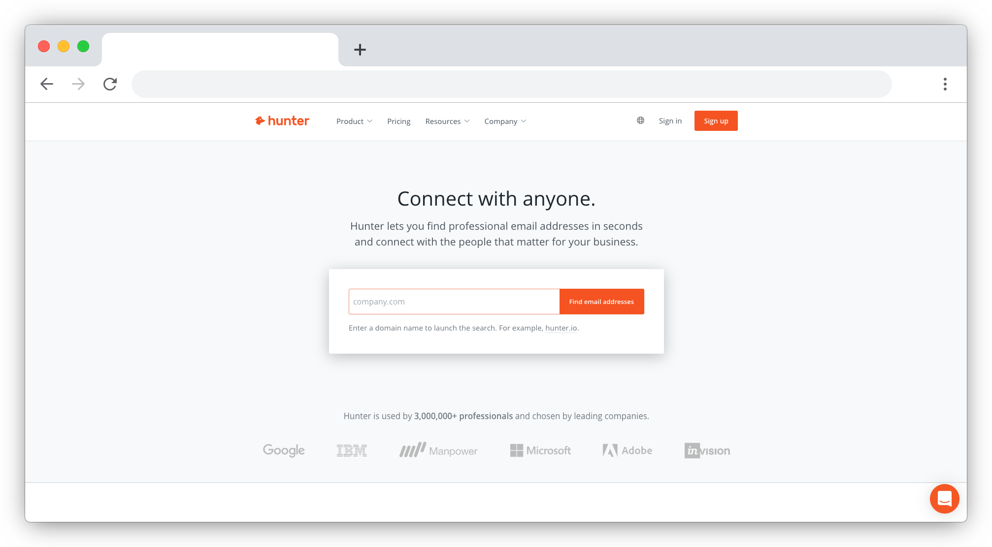 email finder like hunter io