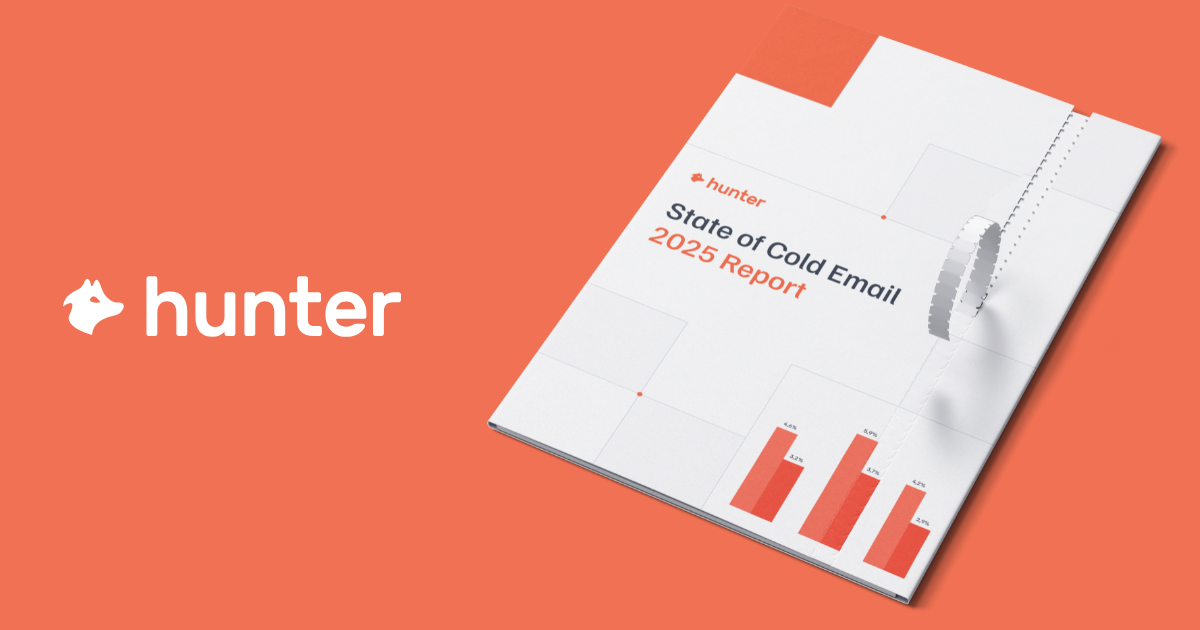 The state of cold email 2025 • Hunter